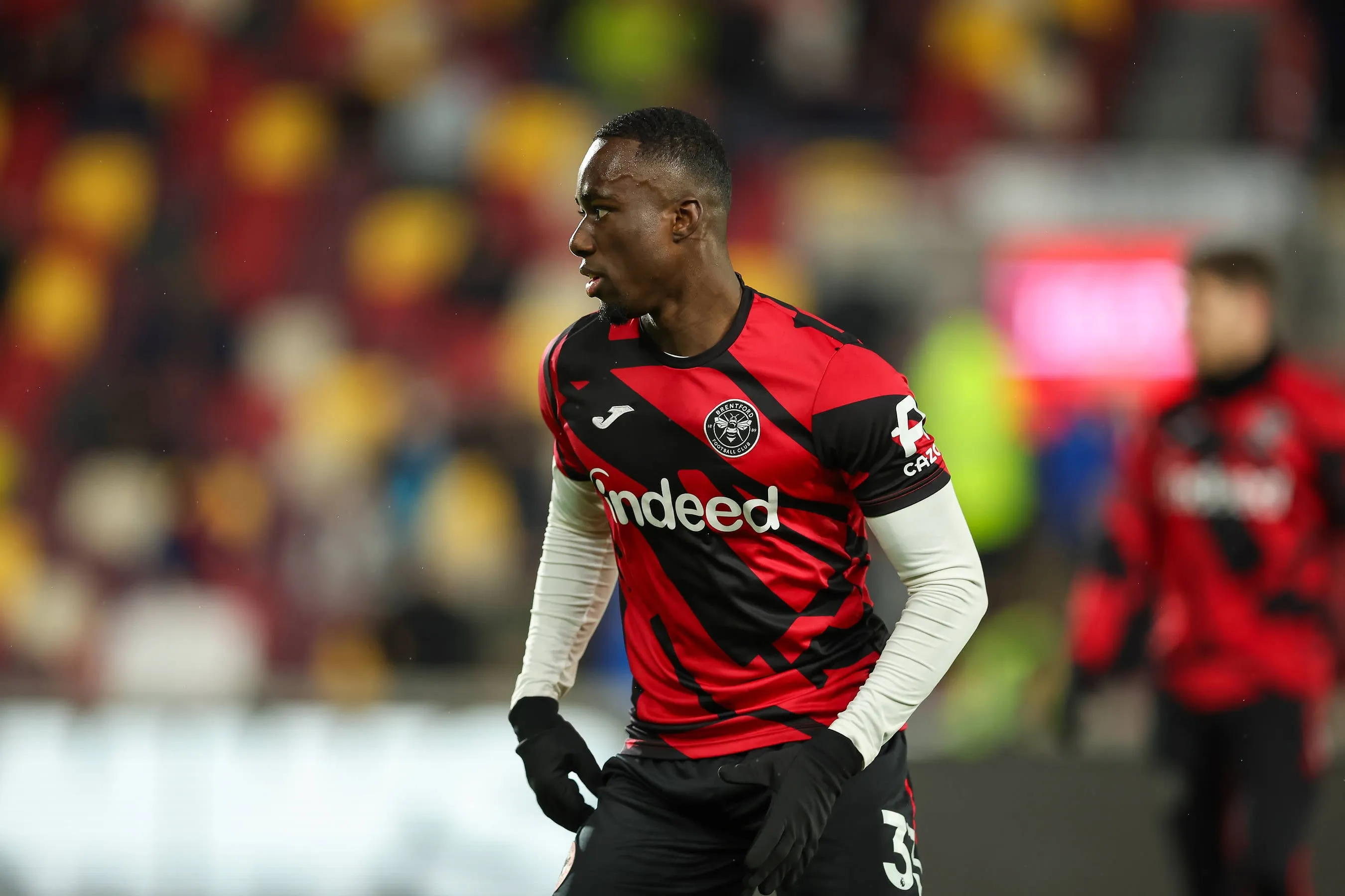 Brentford star Michael Kayode