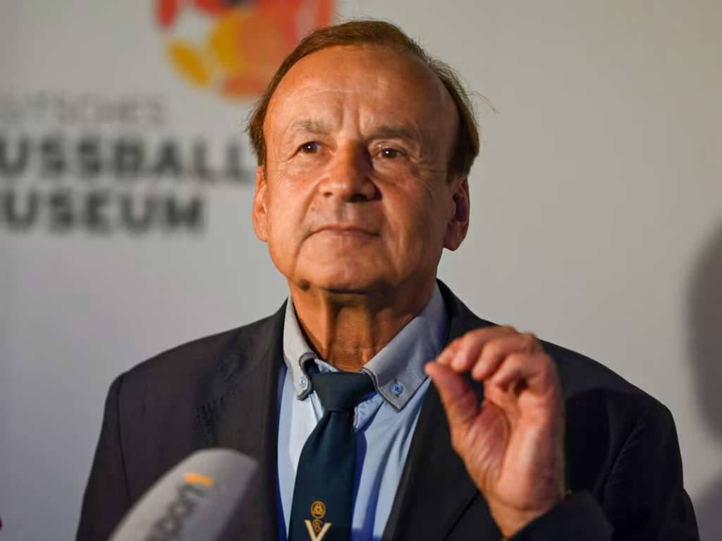 Former Super Eagles head coach Gernot Rohr 