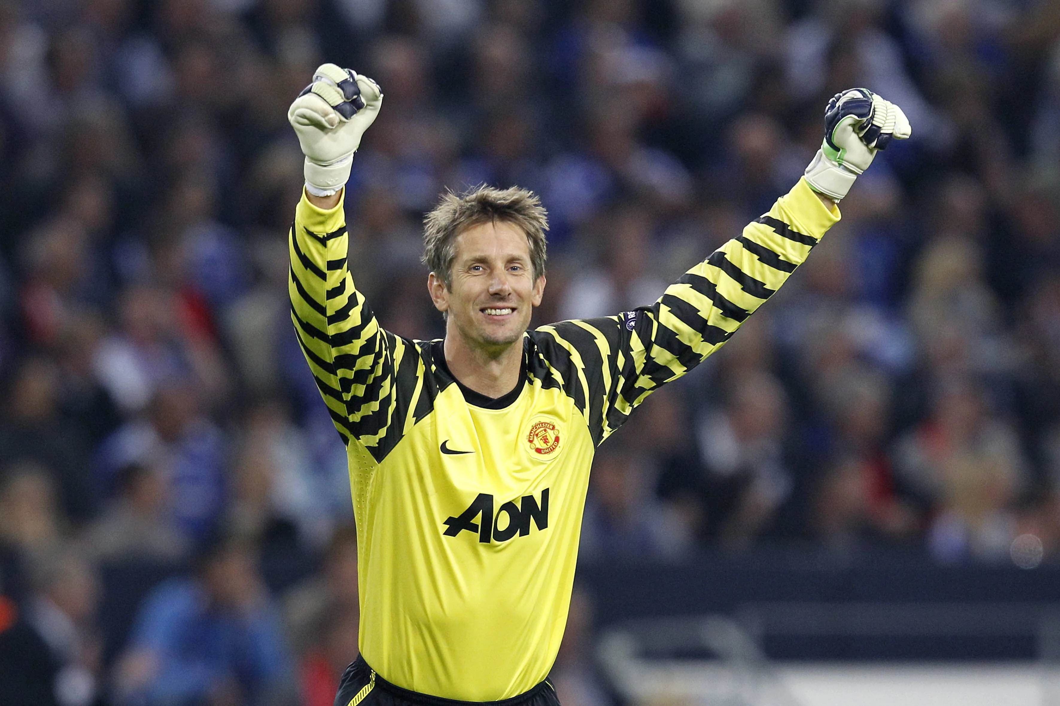 Former Manchester United goalkeeper Edwin Van Der Sar