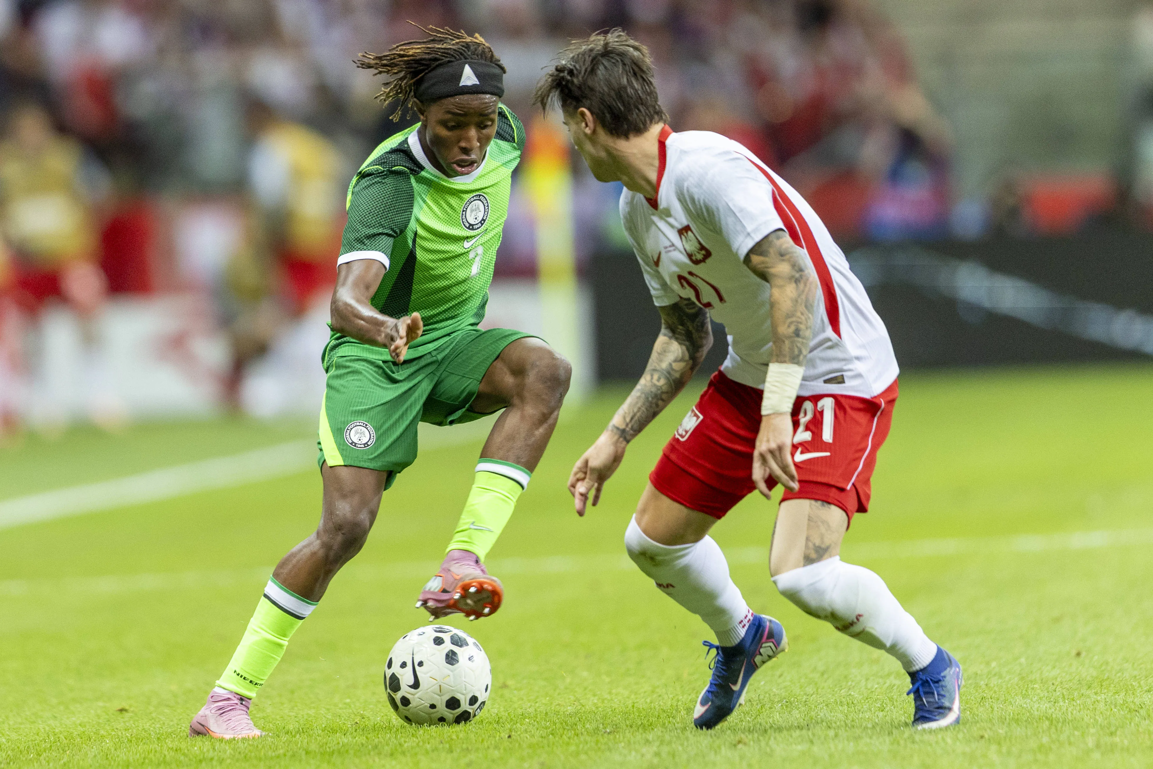 Super Eagles debutant Vs Poland Abdullahi Bewene