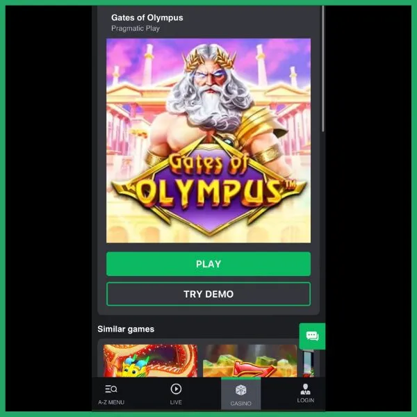 Surebet247 casino games