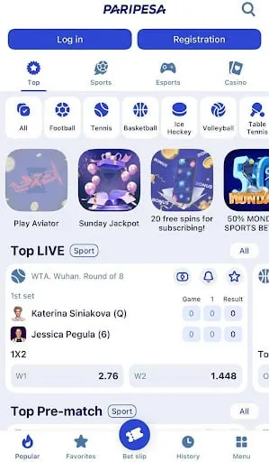 Paripesa Africa Cup of Nations bookmaker.