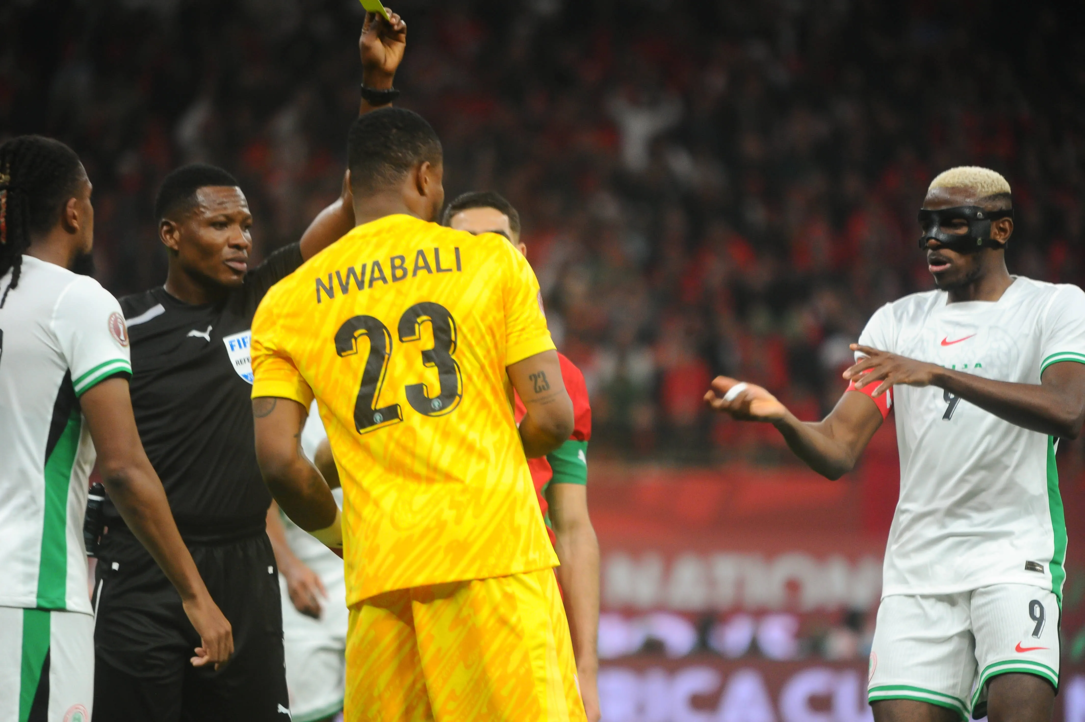 Super Eagles goalkeeper Stanley Nwabali