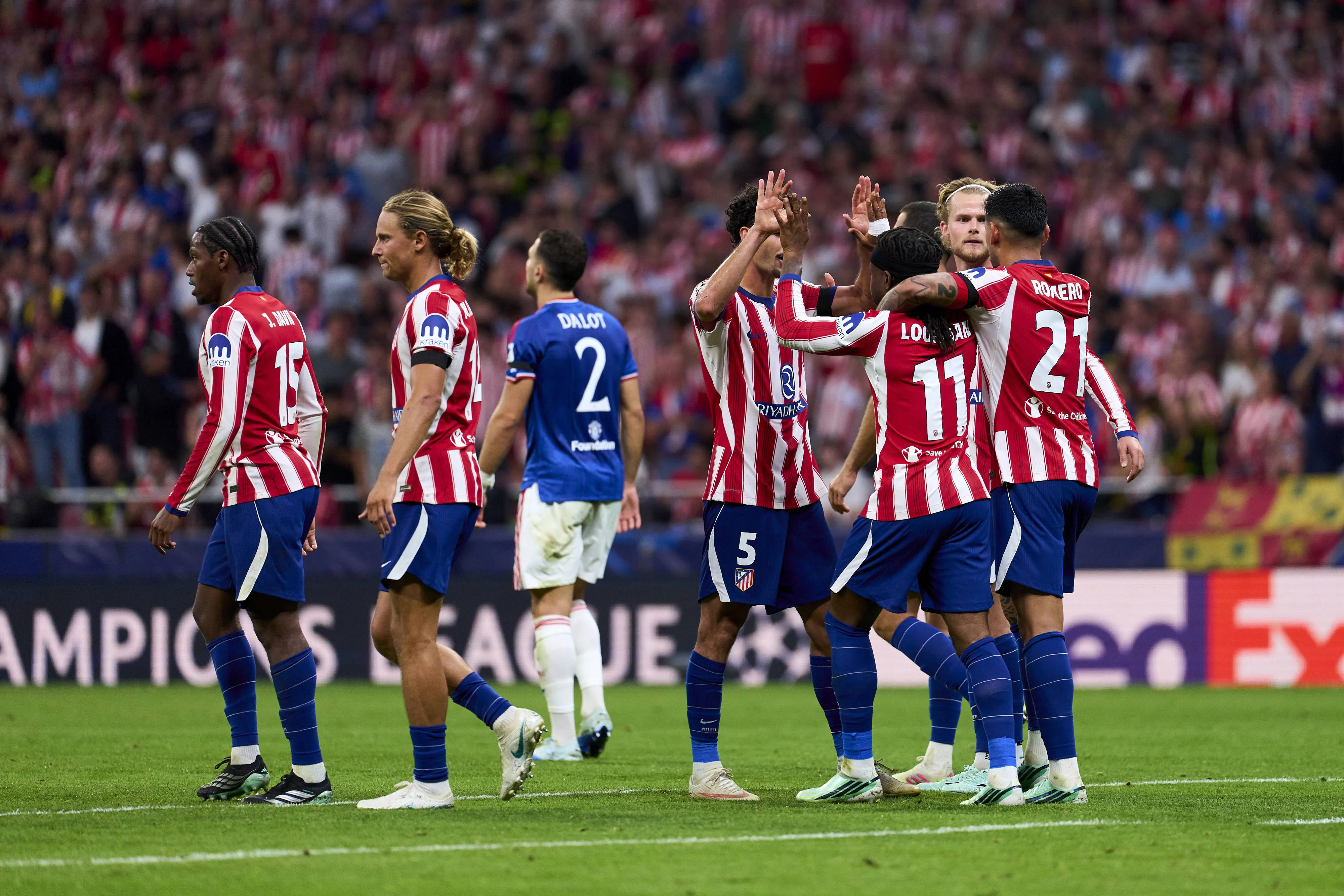 Ademola Lookman and mates ahead of Espanyol vs Atletico Madrid 