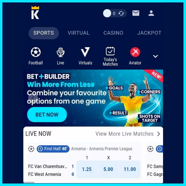 BetKing Bet Builder