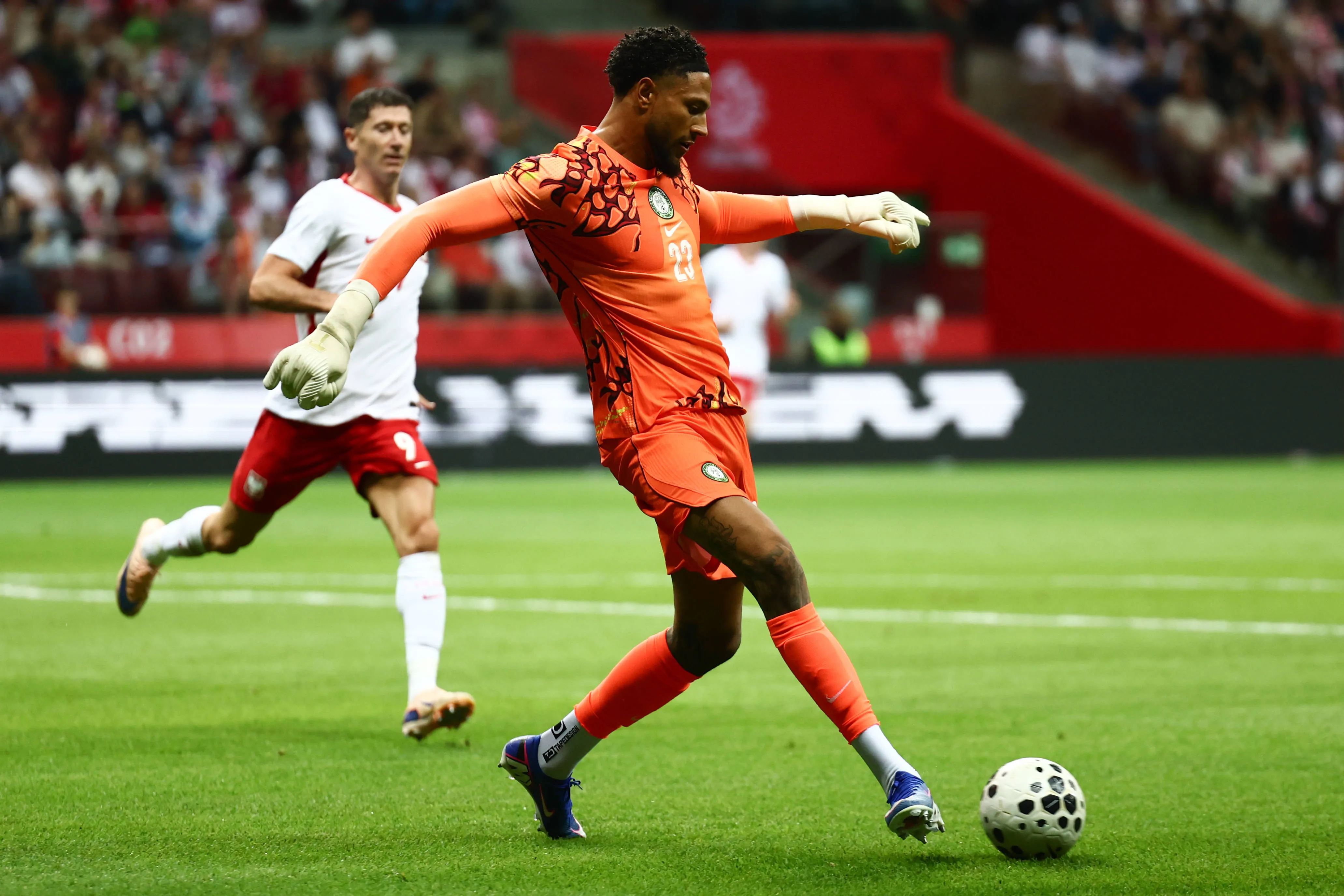 Maduka Okoye during the Poland &ndash; Nigeria friendly football match at National Stadium in Warsaw