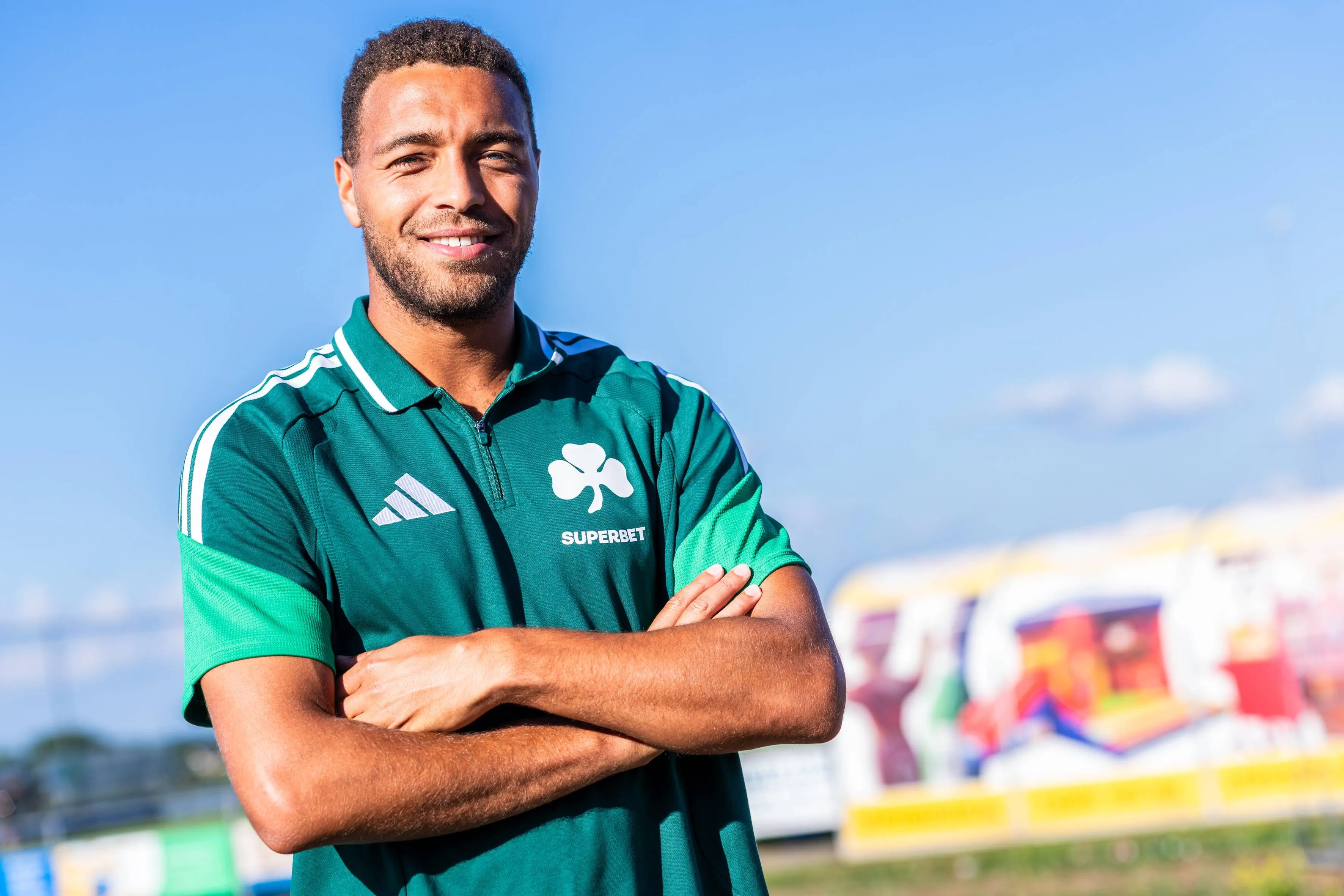Super Eagles and Panathinaikos striker Cyriel Dessers 