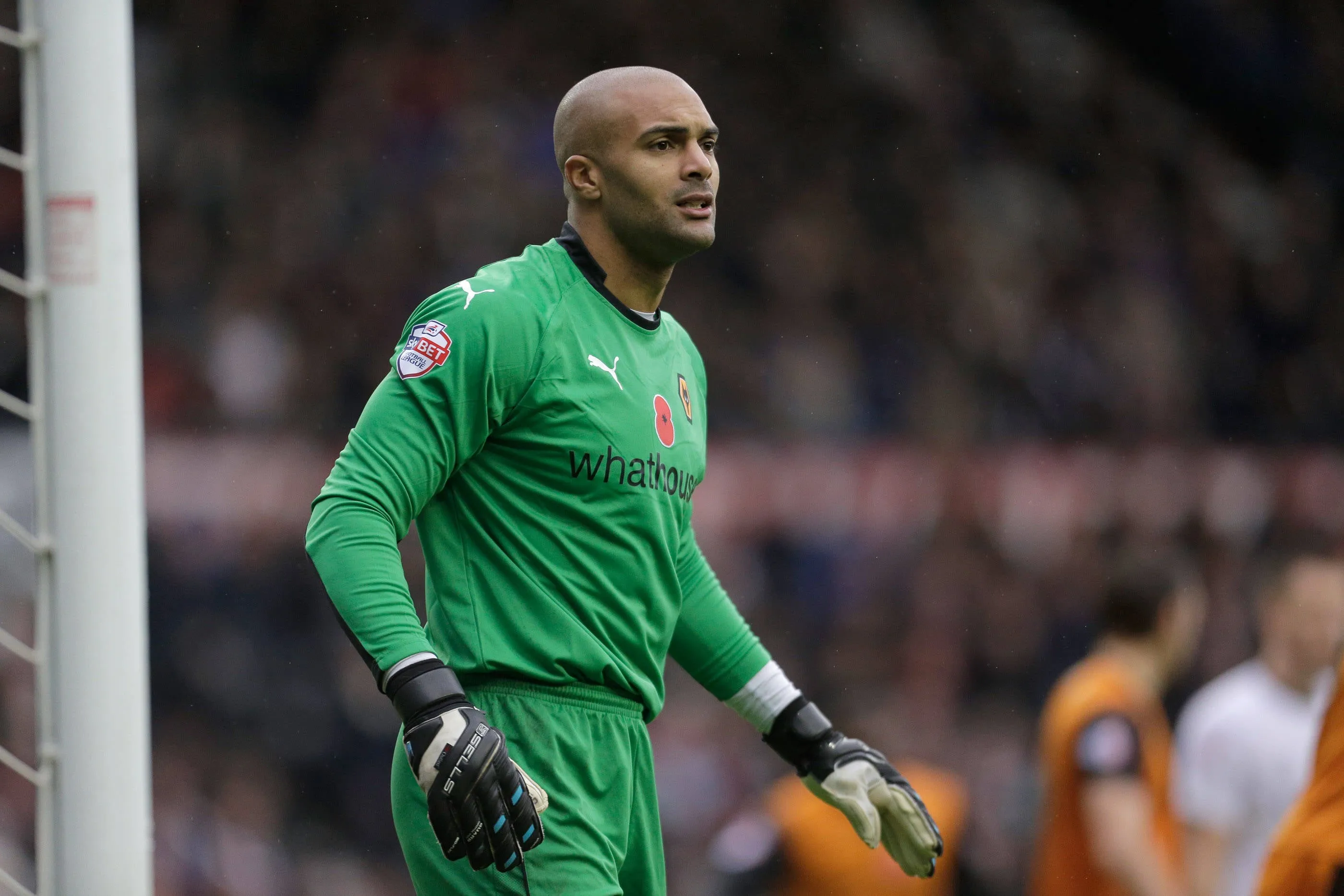 Wolves goalkeeper Carl Ikeme - Football - Sky Bet Championship - Derby County vs Wolverhampton Wanderers - iPro Stadium Derby - 