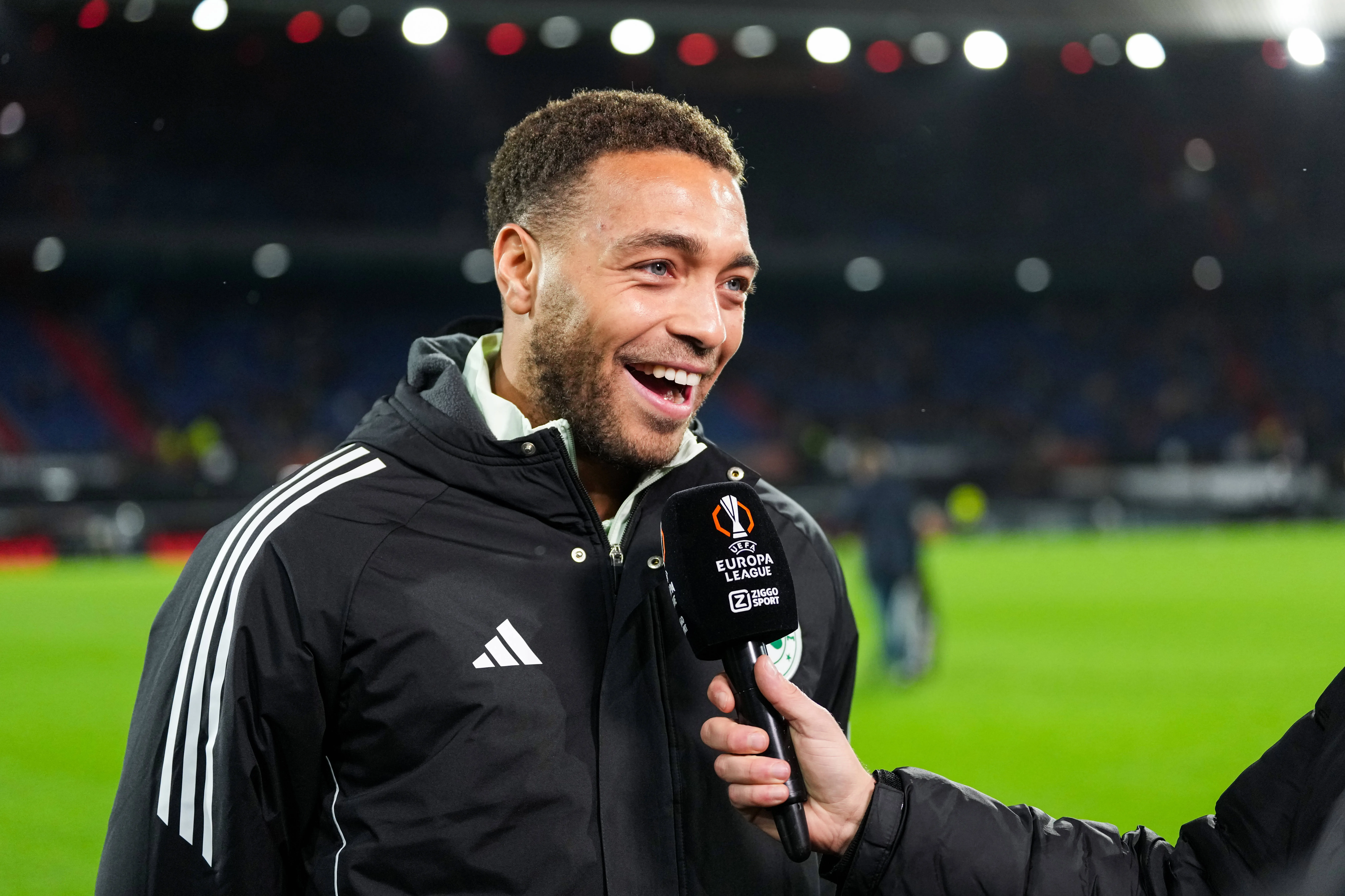 Cyriel Dessers during the third match of the UEFA Europa League