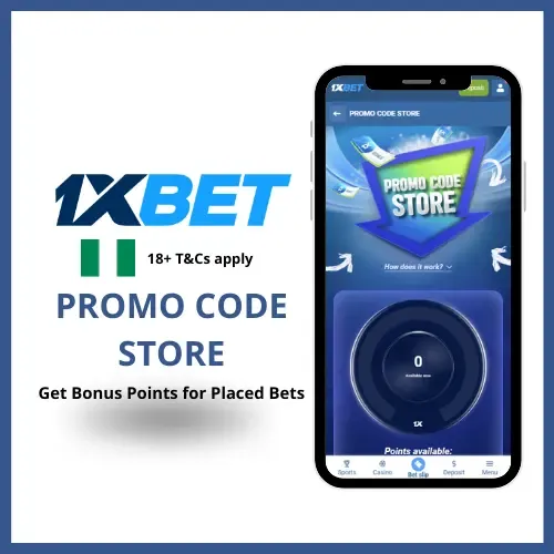 1xBet Promo Code store promotion with bonus points and special promo codes.