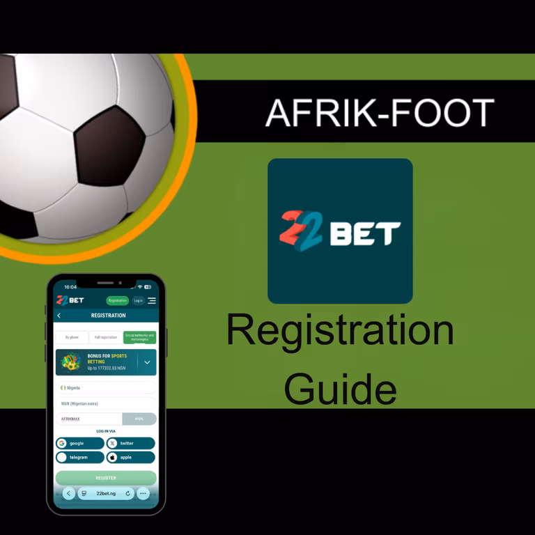 22Bet Registration in Nigeria: How to Sign Up in June 2026
