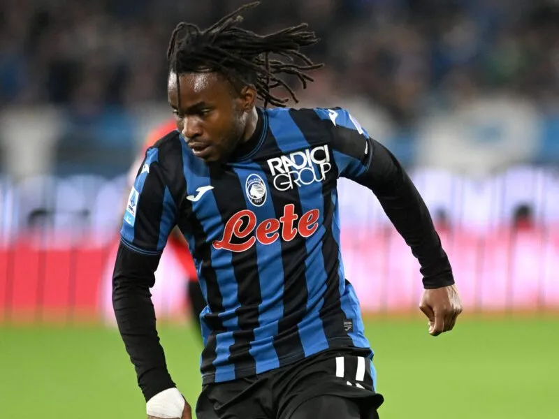 Lookman: Fans declare war on Gasperini over penalty comments against Super Eagles star