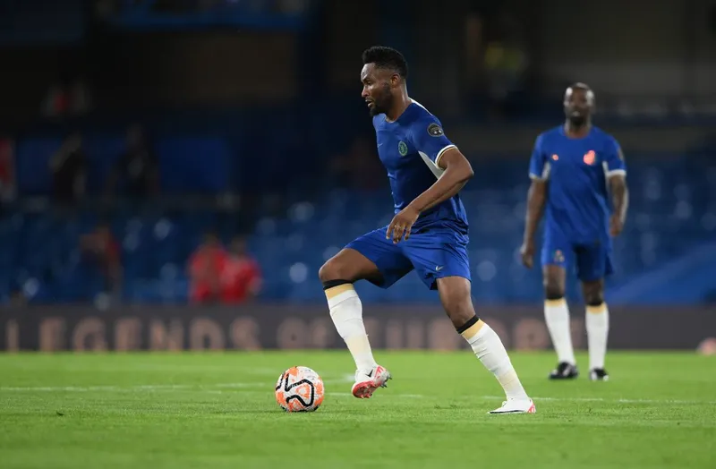 John Mikel Obi during the Legends of Europe match at Stamford Bridge, London