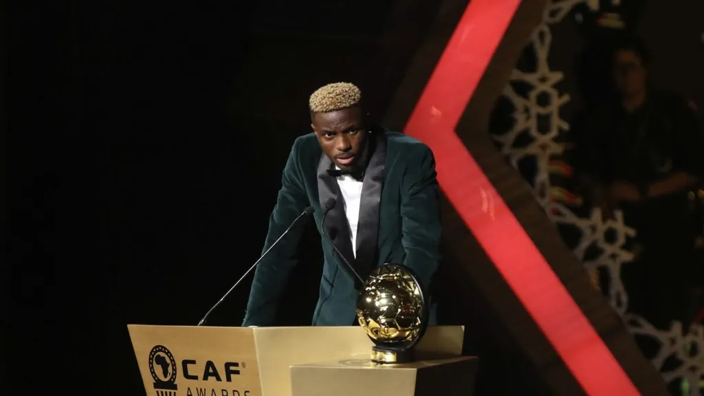 Victor Osimhen reveals his successor for CAF Player of the Year