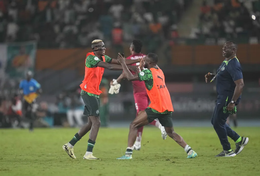 nigeria celebrates Super eagles