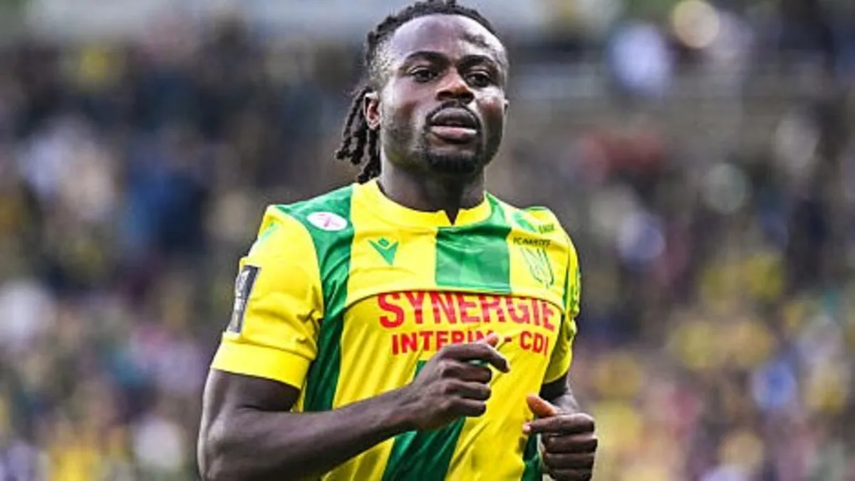 Moses Simon’s fifth assist falls short as Nantes suffer heavy Ligue 1 defeat