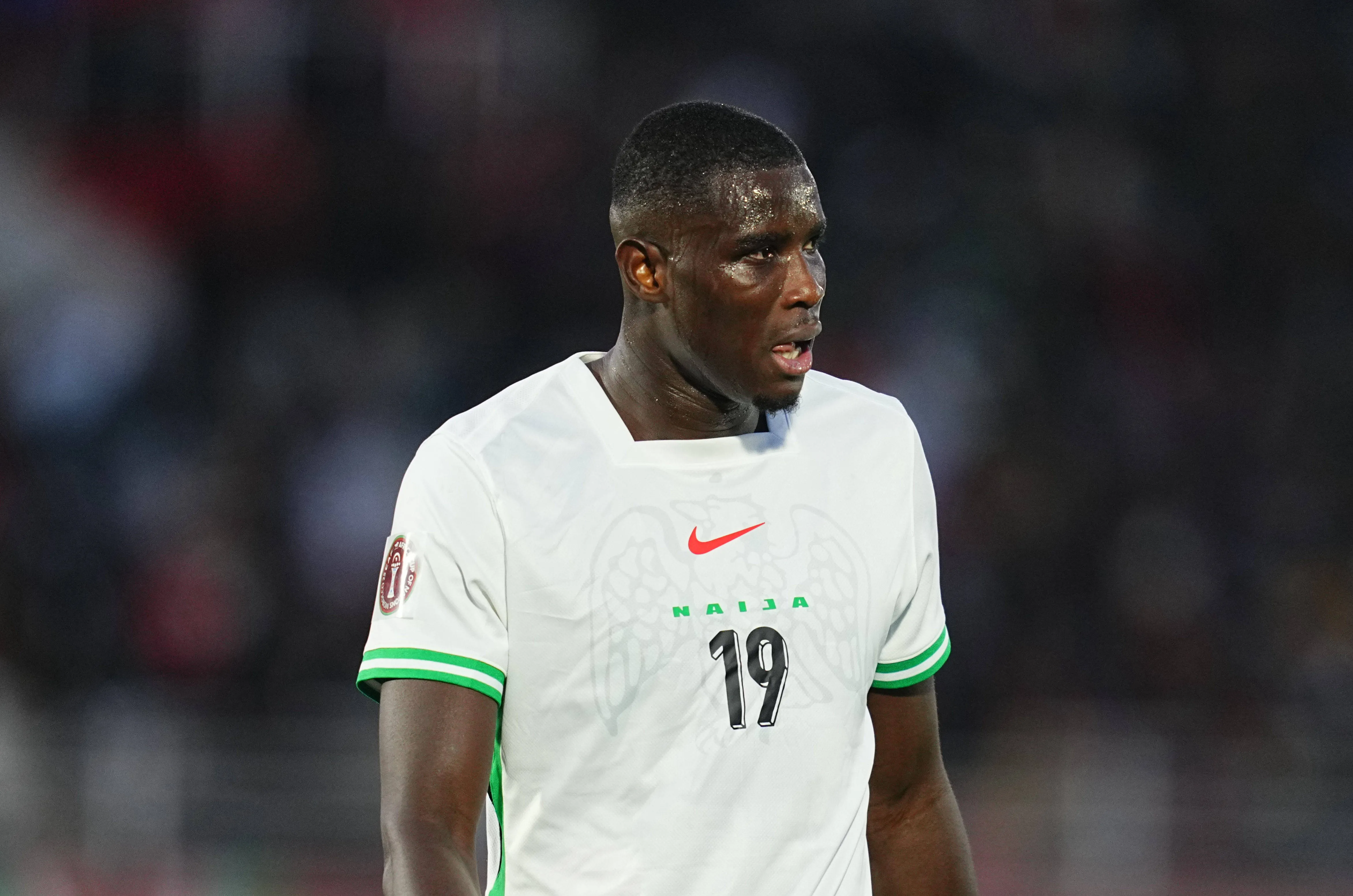 Ebere Paul Onuachu Nigeria looks on during the Afcon, 2025