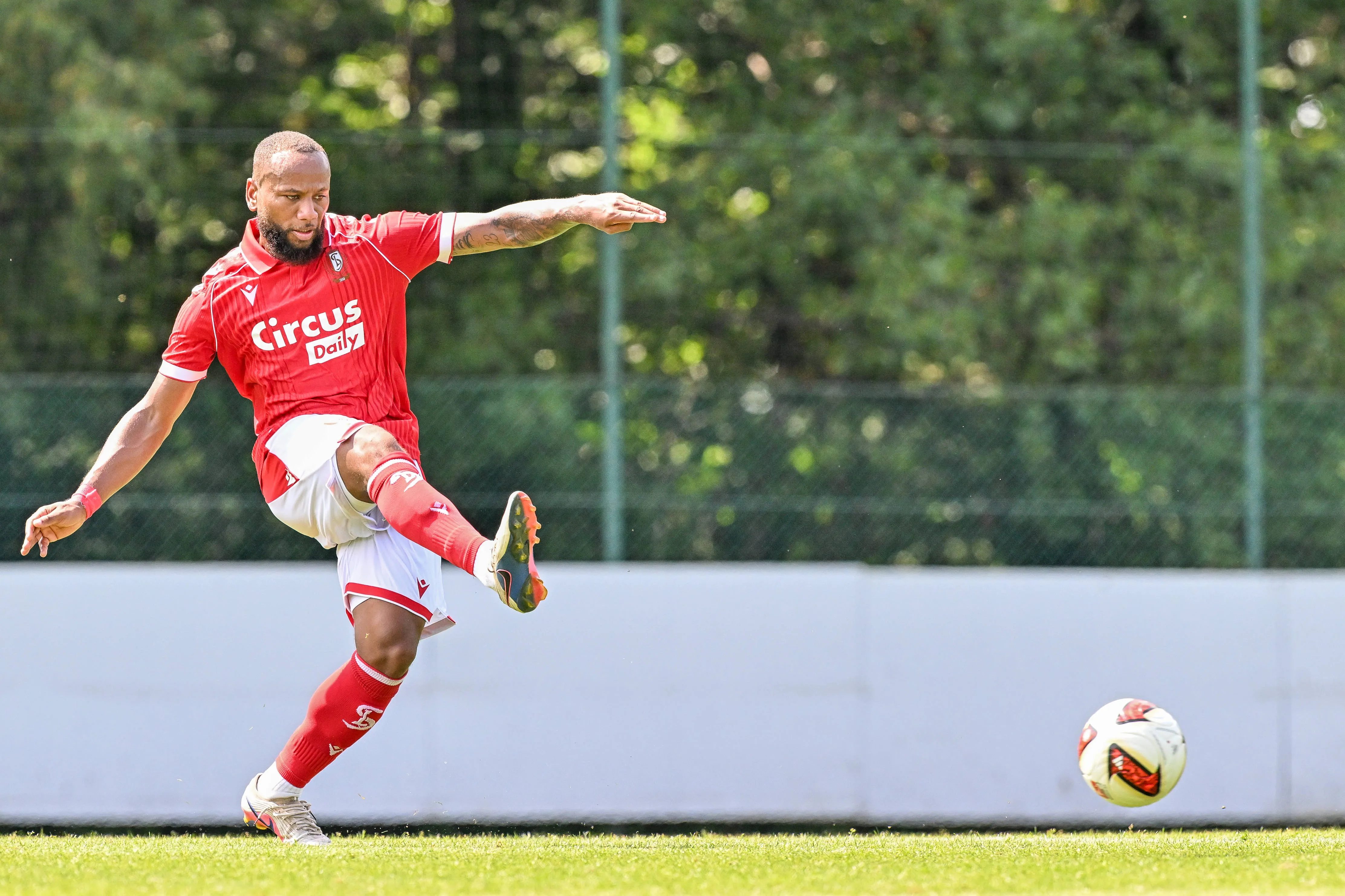 Marco Ilaimaharitra 23 of Standard Liege. 