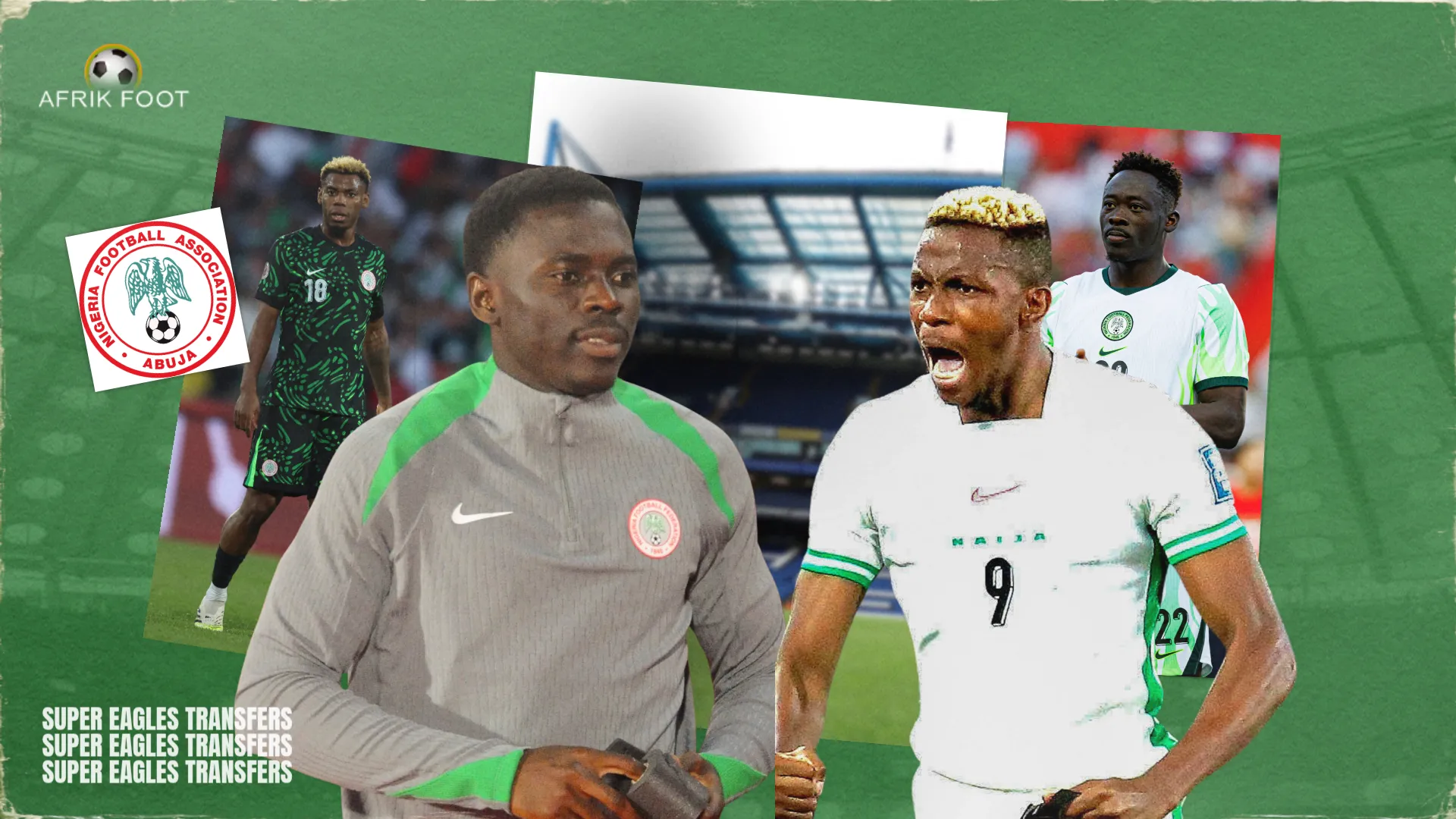 Nigerian transfer news: Osimhen to Tottenham, Onyedika & other Super Eagles latest update