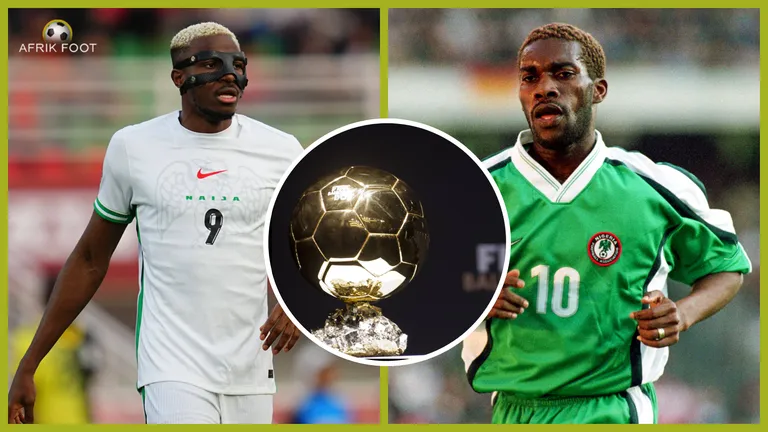 Ballon d&rsquo;Or ranking: From Okocha to Osimhen &ndash; How every Nigerian nominee finished