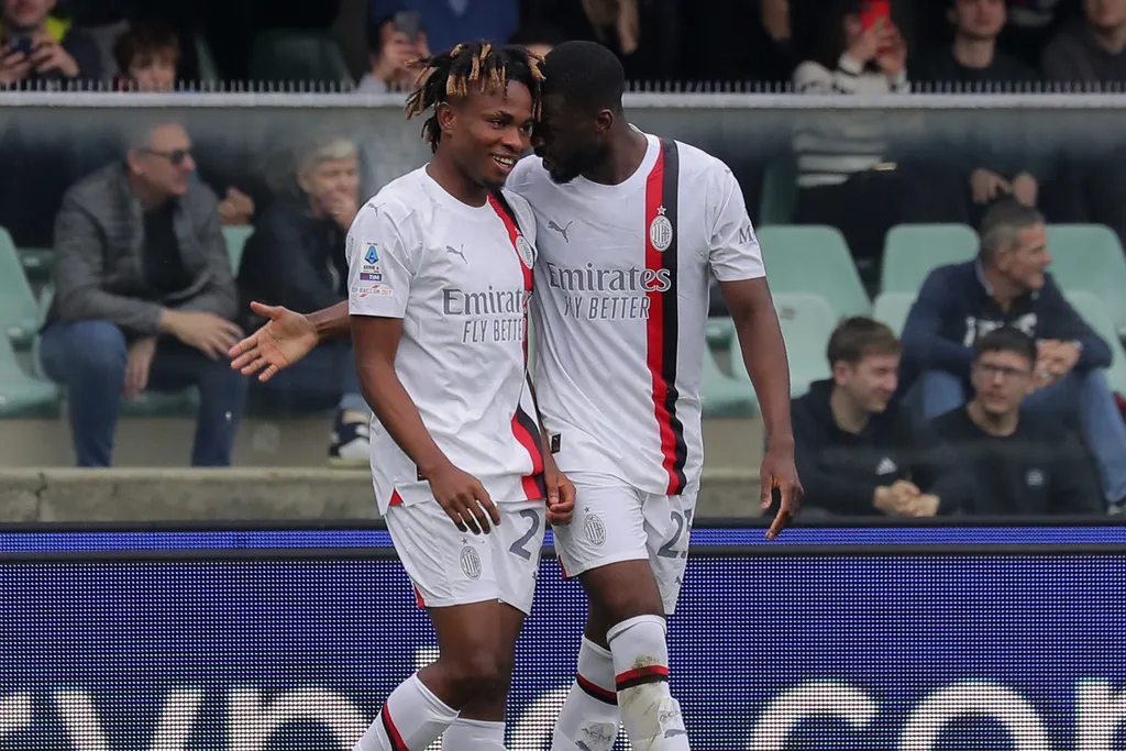 Samuel Chukwueze first goal for Ac Milan