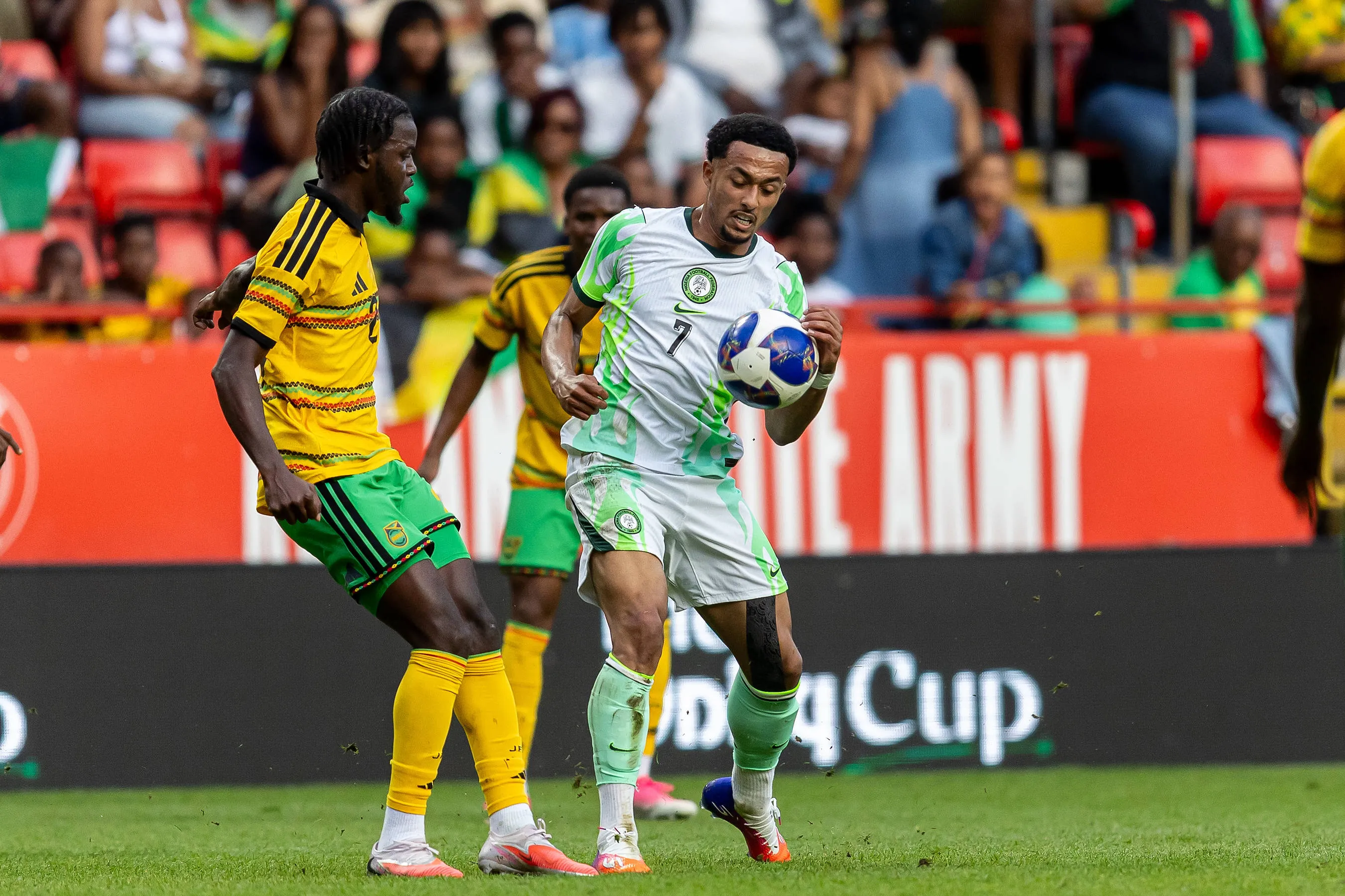 Super Eagles forward Femi Azeez 