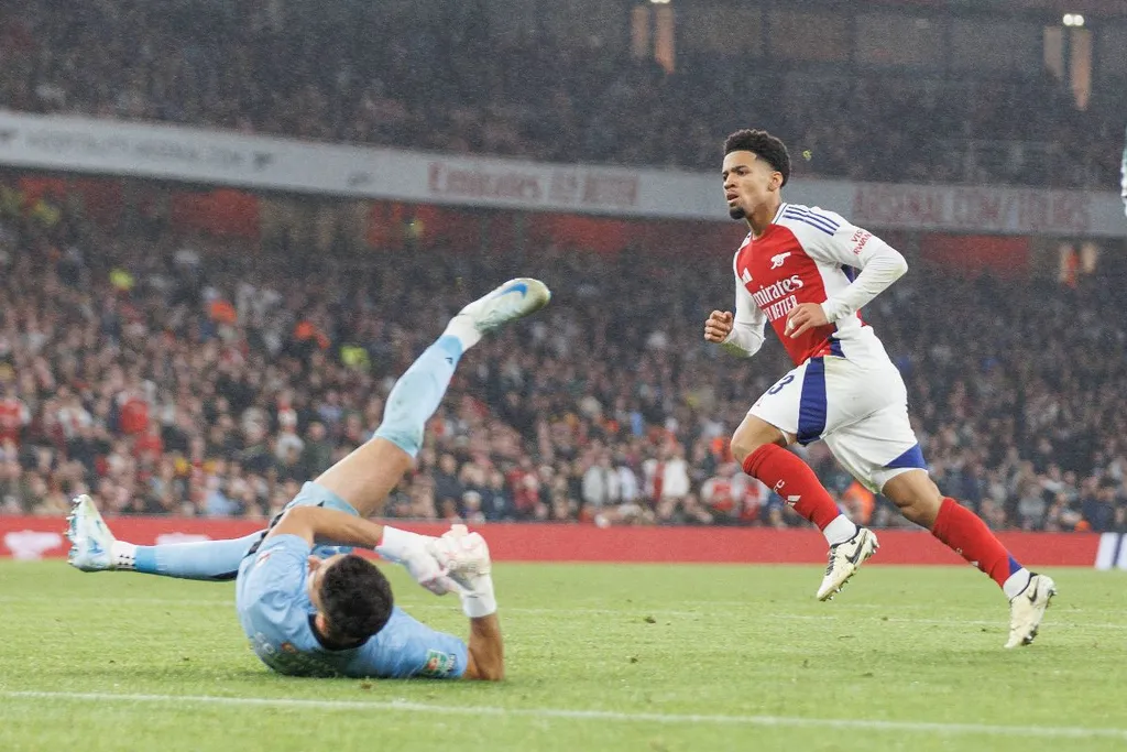 Ahead-of-schedule Ethan Nwaneri revels in dream Arsenal brace