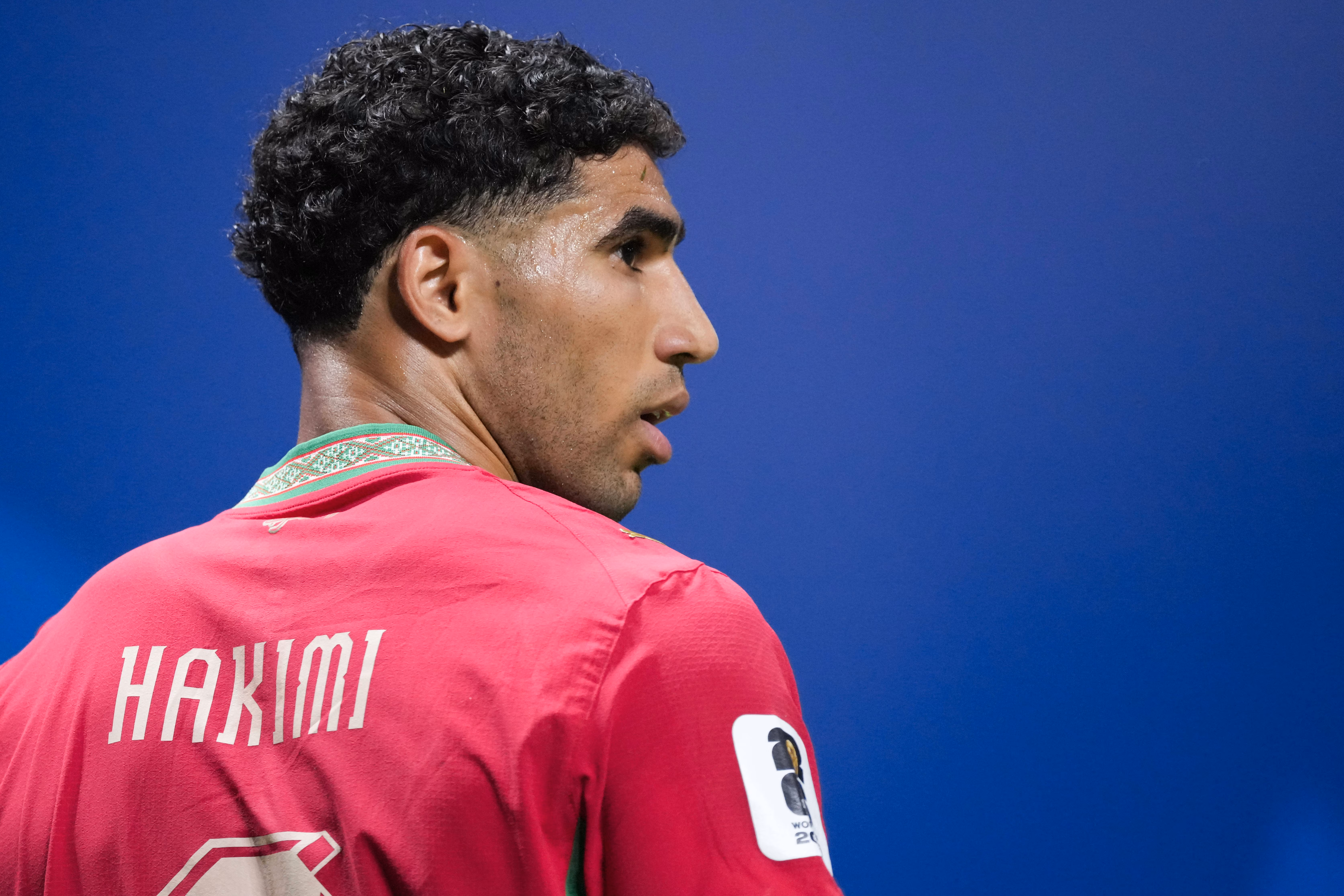 Morocco and PSG star Achraf Hakimi 