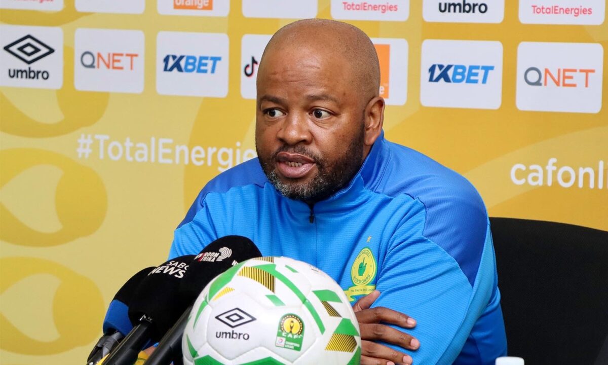 Manqoba Mngqithi weighs in on Mamelodi Sundowns’ CAF Champions League group