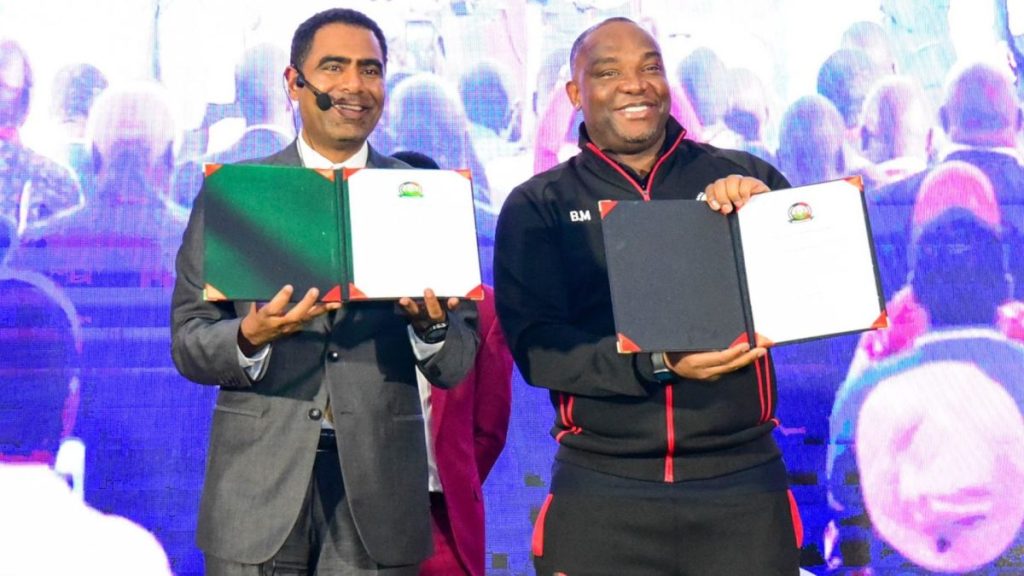 Benni McCarthy unveiled as Kenya national team coach. Photo Football Kenya Federation