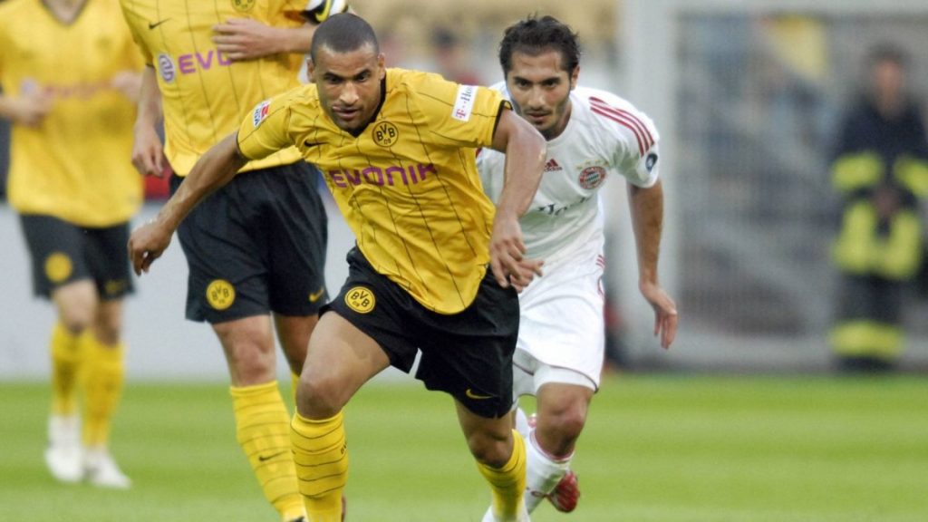 Delron Buckley playing for Borussia Dortmund. Photo – Imago