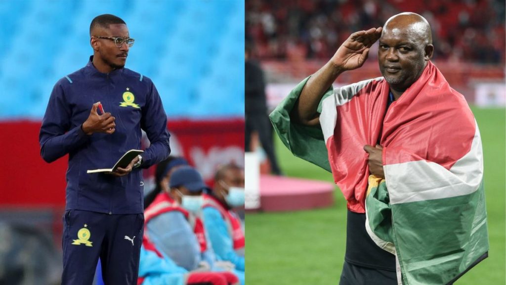Rulani Mokwena and Pitso Mosimane.