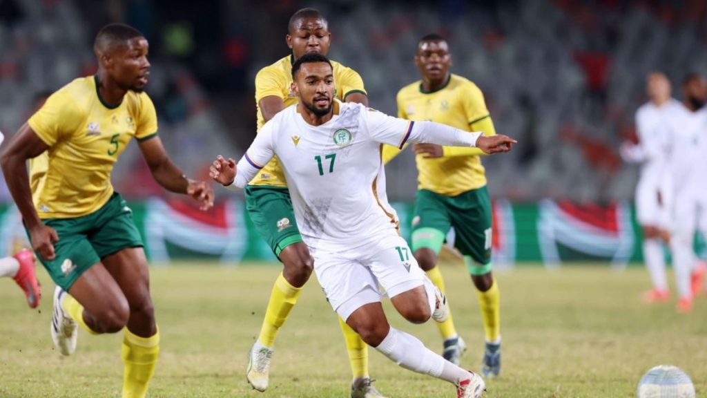 South Africa vs Comoros in 2025 COSFA Cup semi-final. Photo – COSAFA