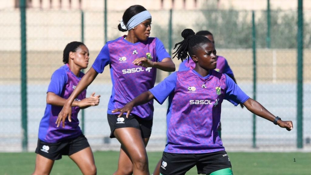 Banyana Banyana training session. Photo – SAFA