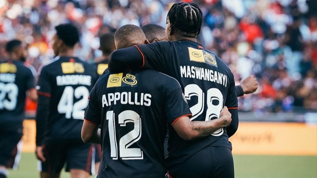 Oswin Appollis and Patrick Maswanganyi Orlando Pirates