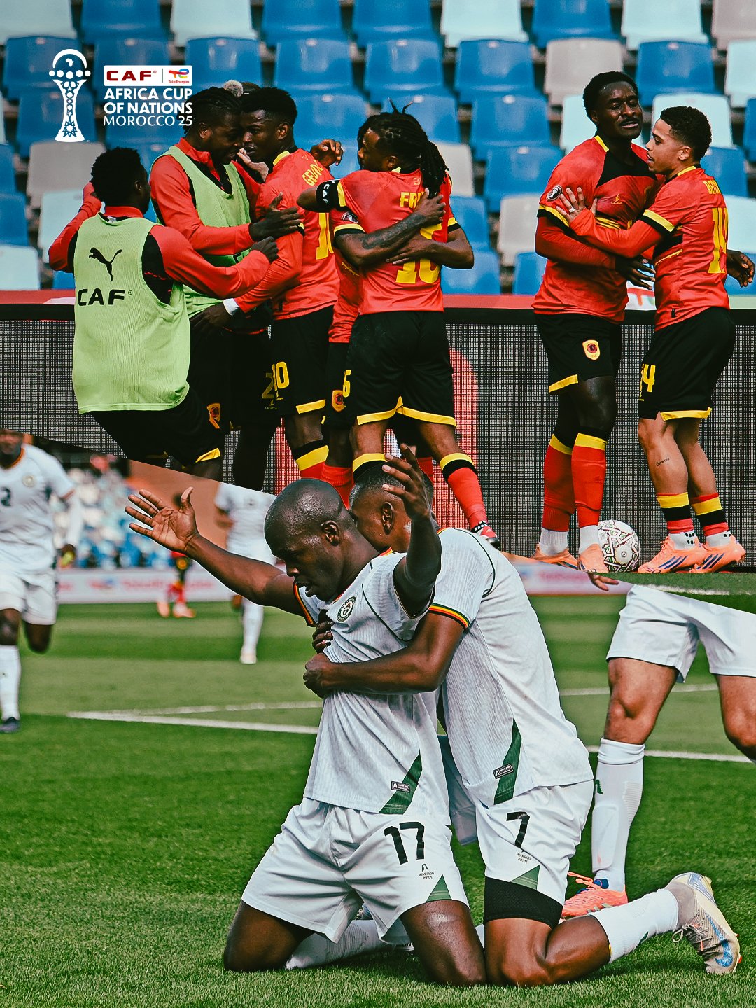 AFCON 2025: Ex-Kaizer Chiefs star rescues Zim against Angola in Group B Clash