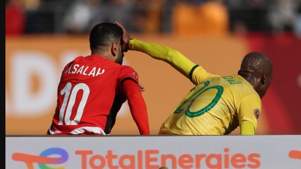 Salah deserved a penalty! Mudau made a deliberate foul in Bafana’s AFCON loss