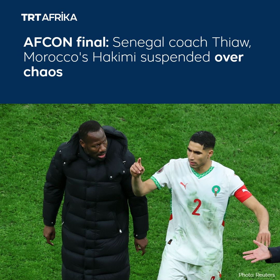 AFCON Final Fallout: Senegal Coach Banned, Morocco Sanctioned Over Ball Boys