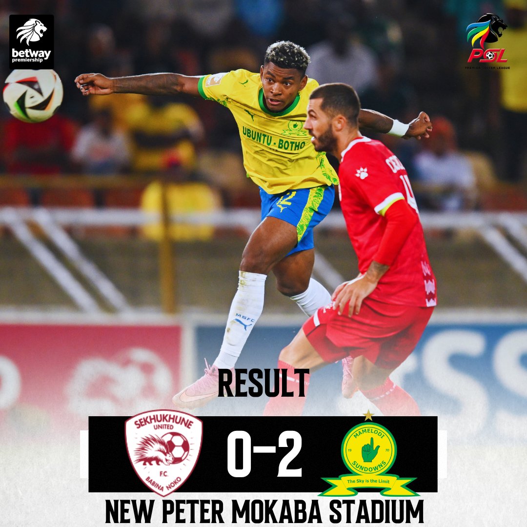 Sundowns sink Sekhukhune to go three points clear of Orlando Pirates at the top