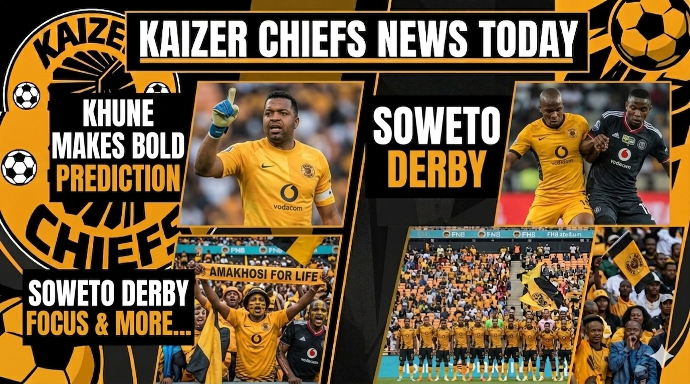 Kaizer Chiefs news today: Khune makes bold prediction, Soweto Derby focus & more…