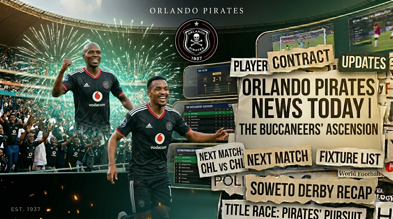 Orlando Pirates News Today: Bucs stars in line to sweep awards, Downs’ stat that should worry Ouaddou & more