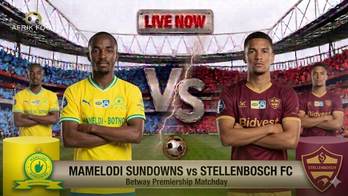 Live: Mamelodi Sundowns vs Stellenbosch FC – Follow score, goals, lineups & Betway Premiership updates