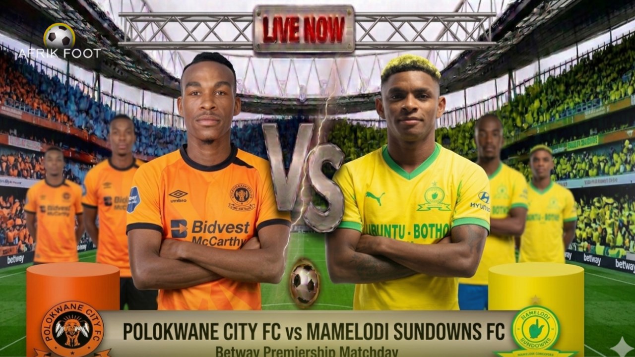 Live: Polokwane City vs Mamelodi Sundowns – Score, goals, title race updates & play-by-play