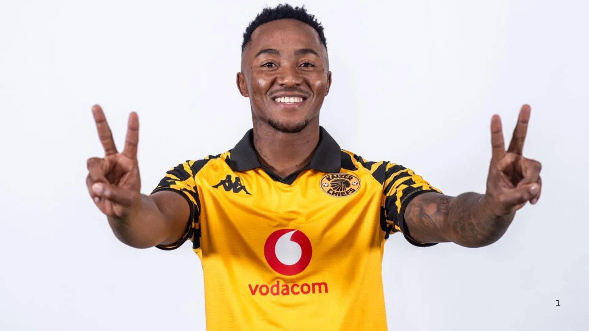 Lebohang Maboe when he was unveiled by Kaizer Chiefs. Photo &ndash; Kaizer Chiefs
