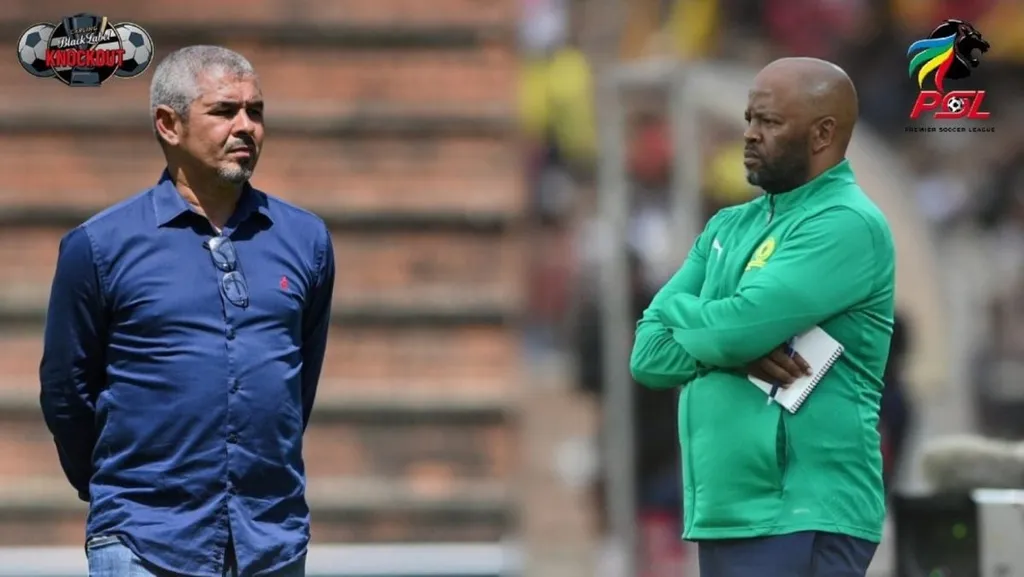 Clinton Larsen and manqoba Mngqithi