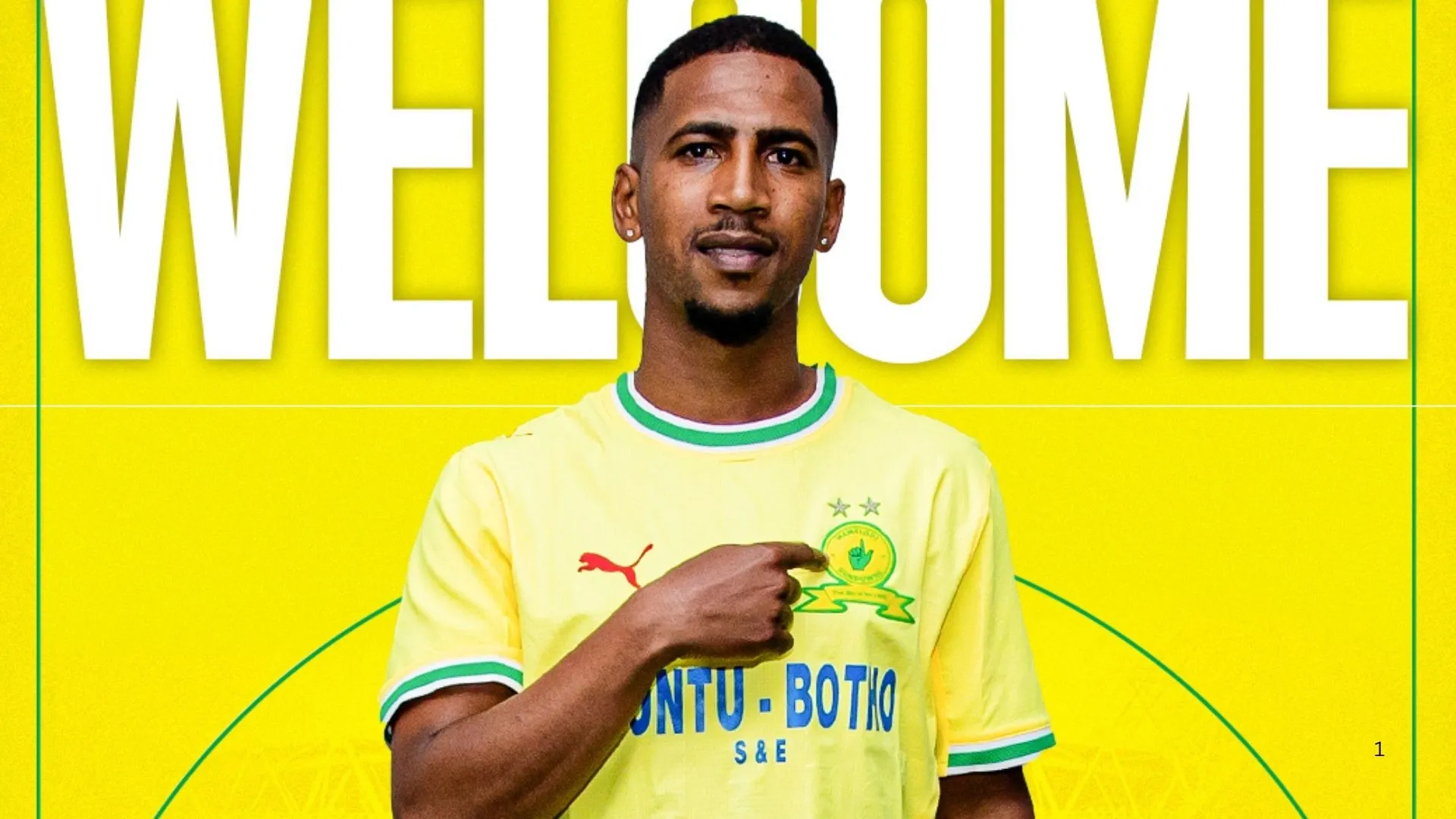 Deano van Rooyen after joining Mamelodi Sundowns.