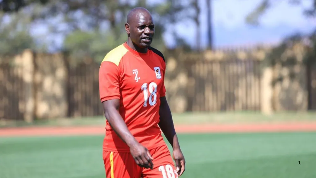 Denis Onyango with the Uganda Cranes. Photo &ndash; FUFA