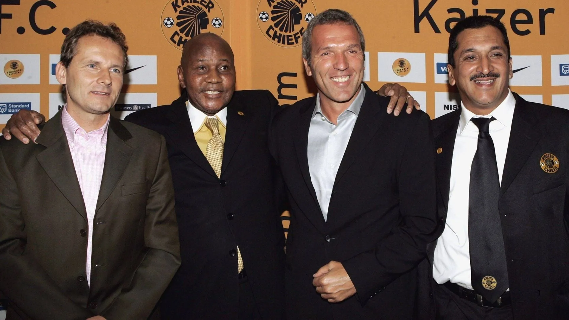 Ernst Middendorp when he workked at Kaizer Chiefs.