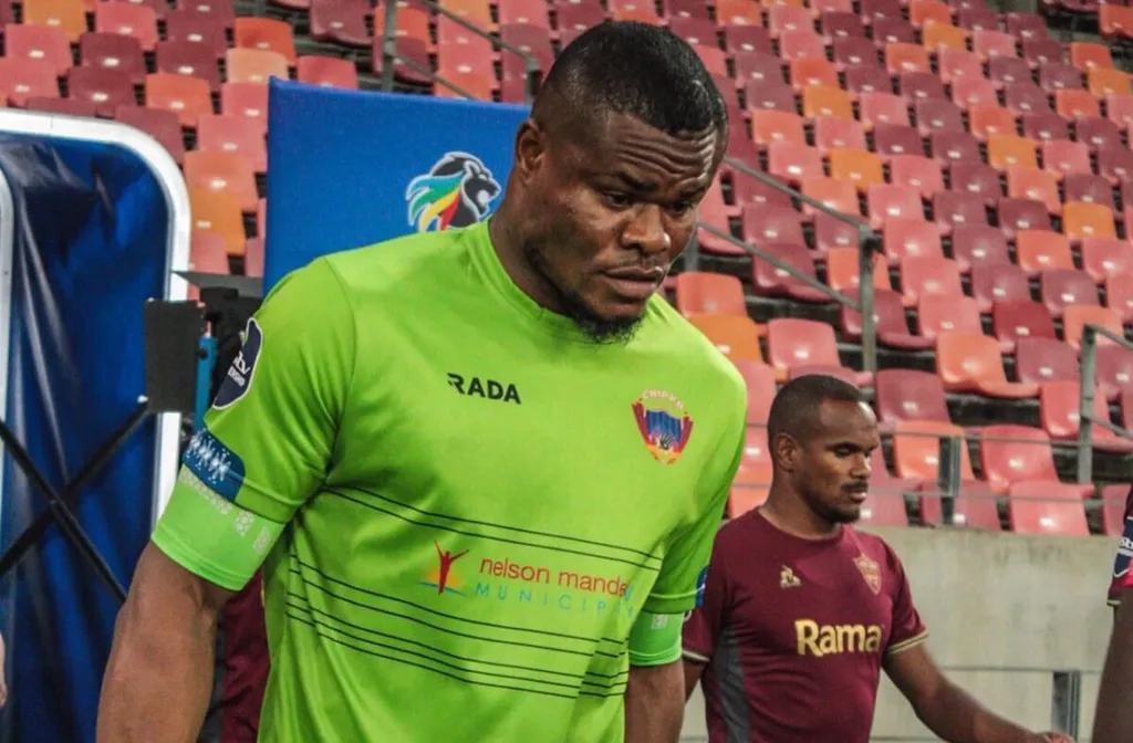 Chippa United goalkeeper Stanley Nwabali
