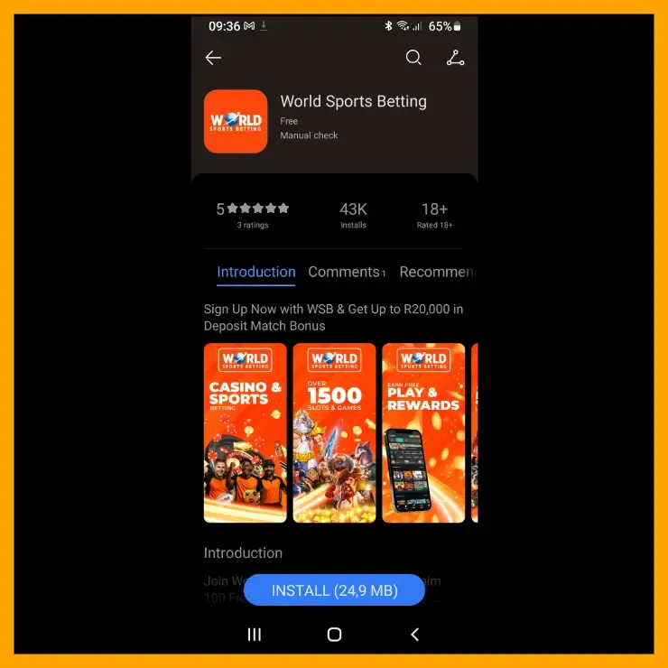 WSB App download for Huawei